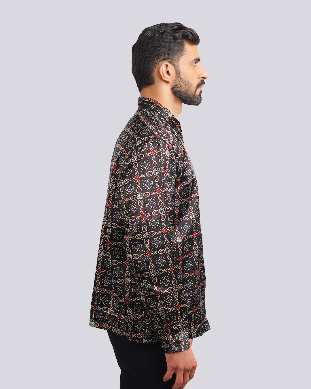 Black Ajrakh Jacket