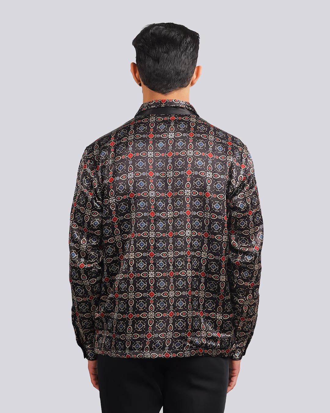 Black Ajrakh Jacket