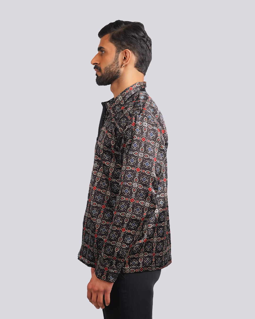 Black Ajrakh Jacket