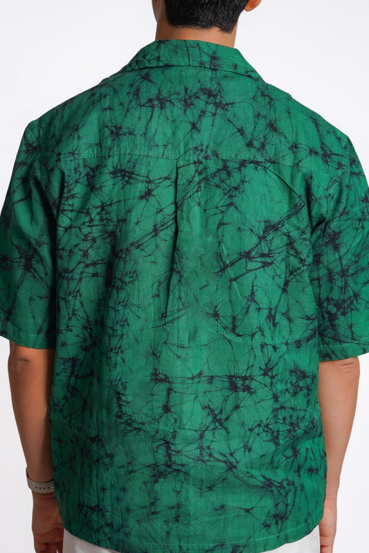 Forest Batik Oversized Shirt