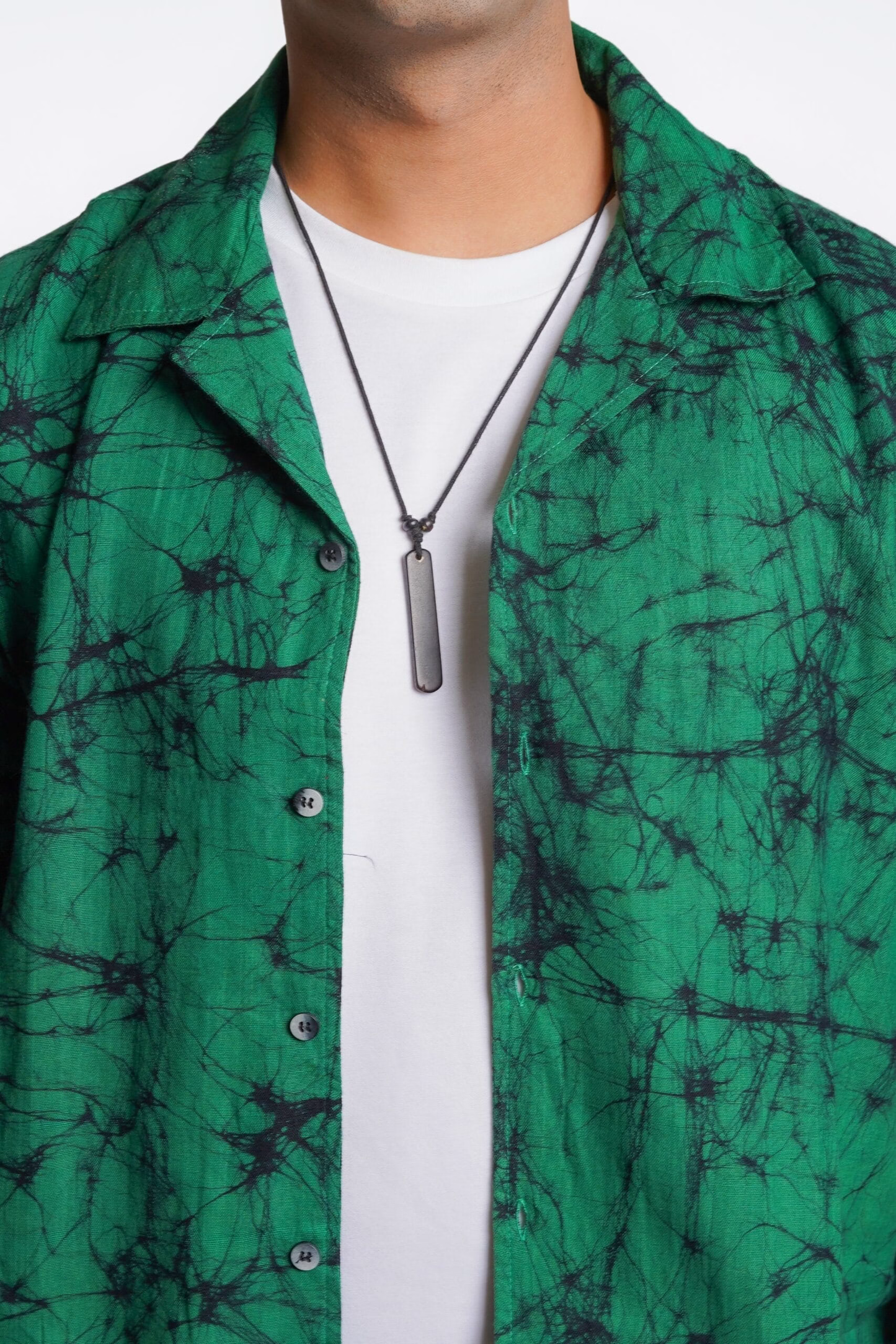Forest Batik Oversized Shirt