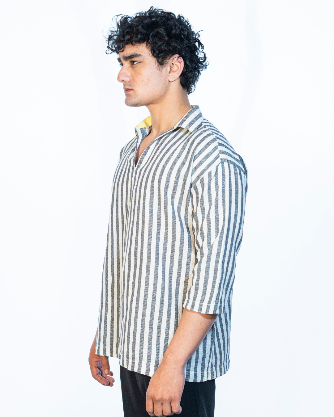 Monochrome Striped Shirt