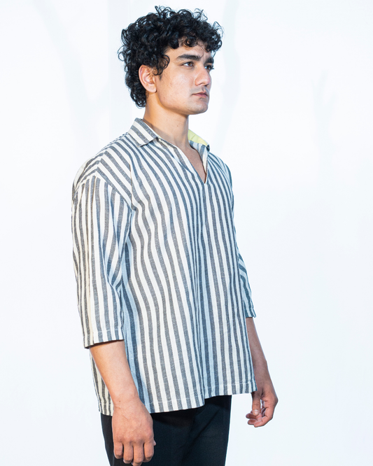 Monochrome Striped Shirt