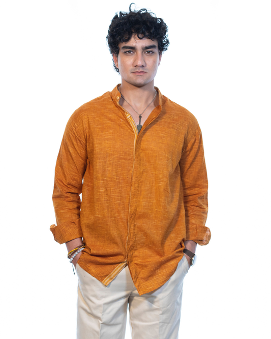 Saffron Nawabi Shirt
