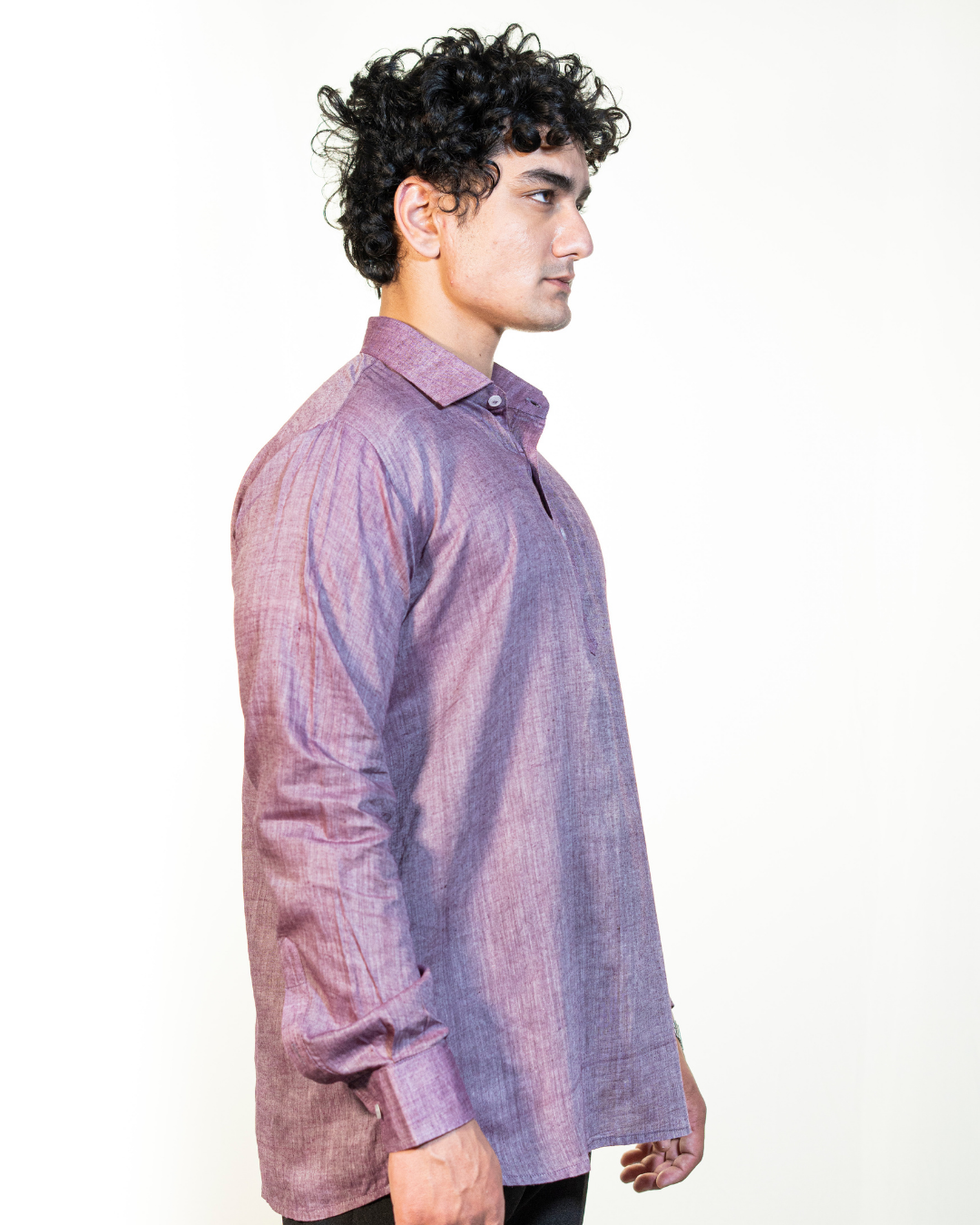 Violet Muslin Shirt