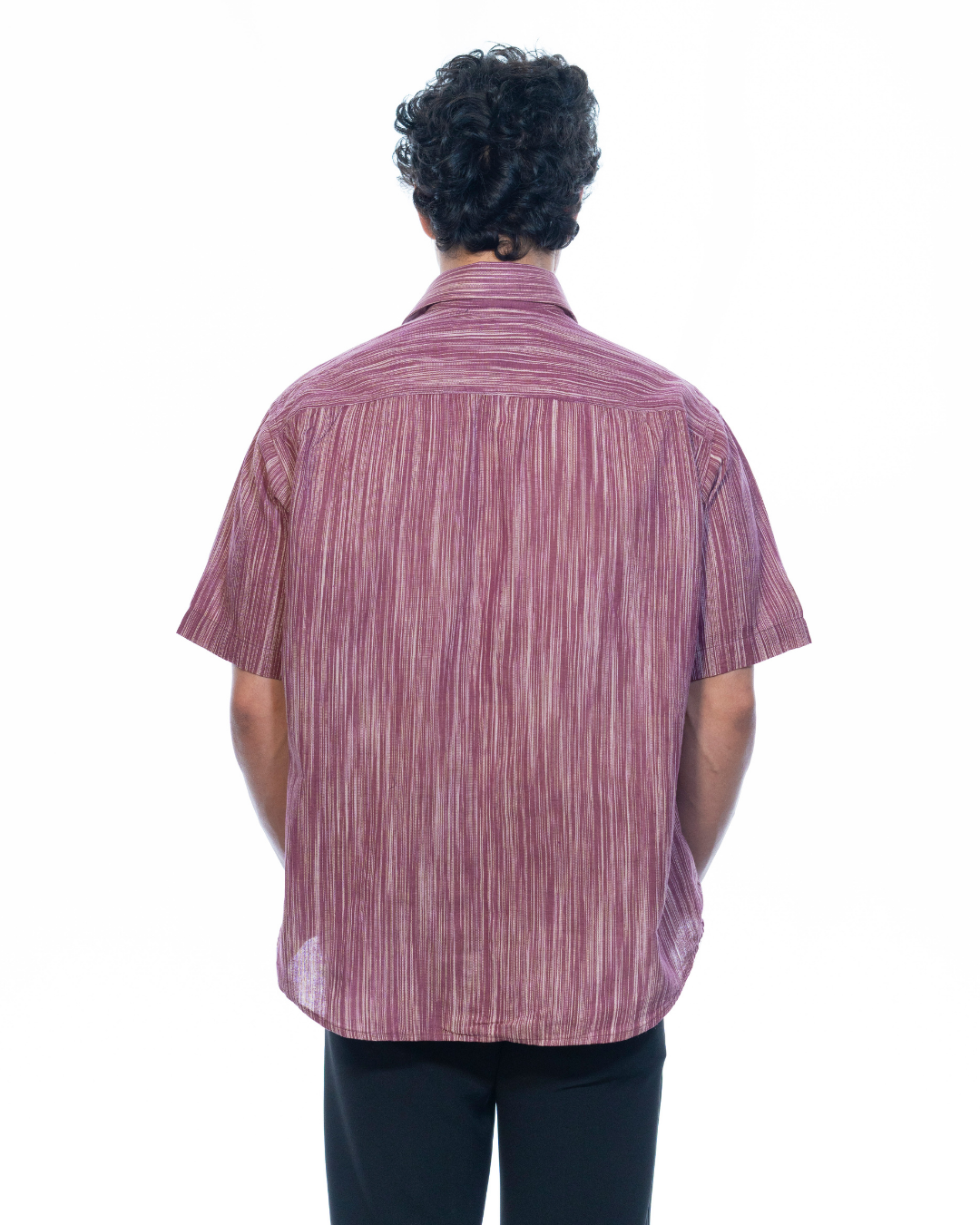 Burgundy Boxy Shirt