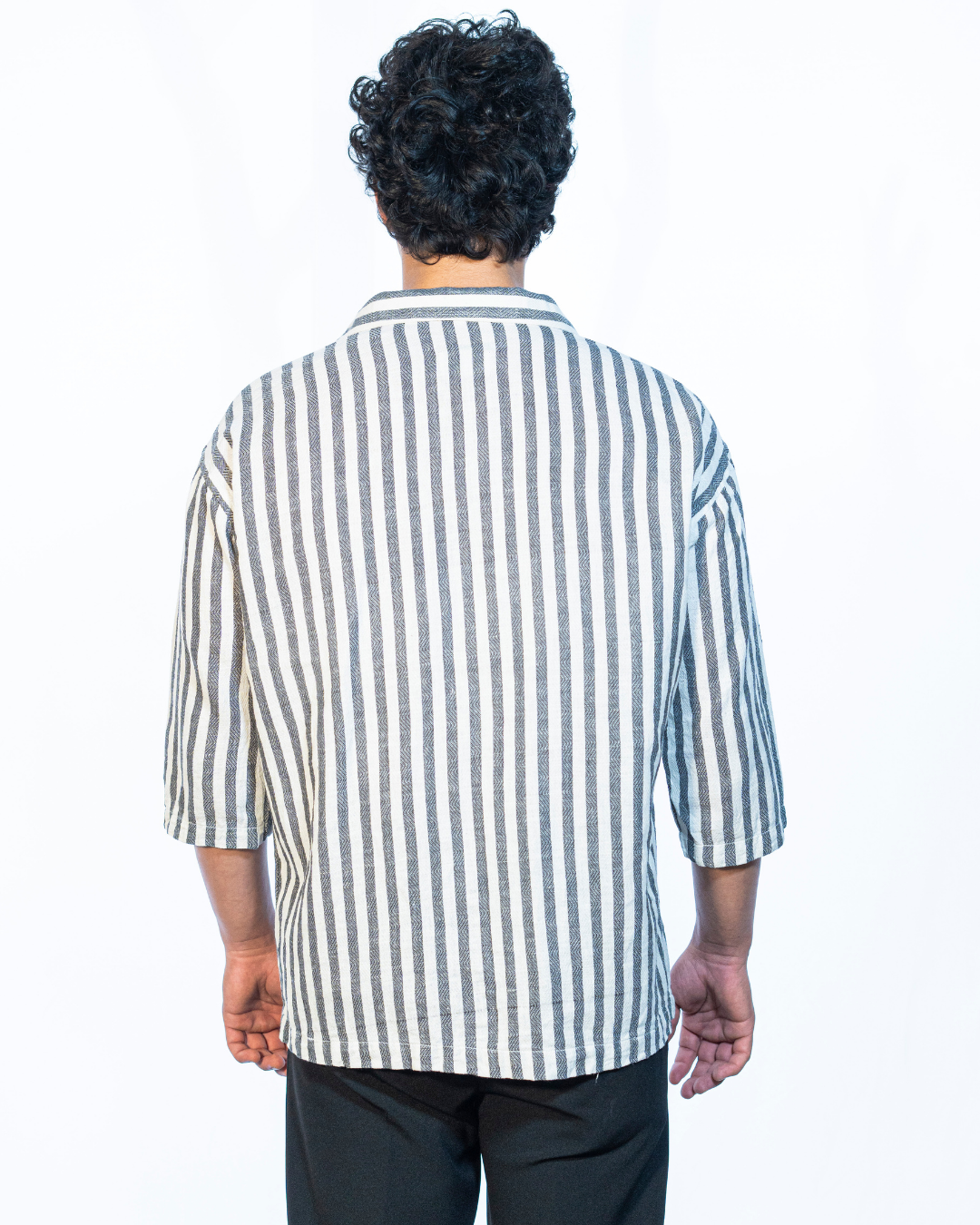 Monochrome Striped Shirt