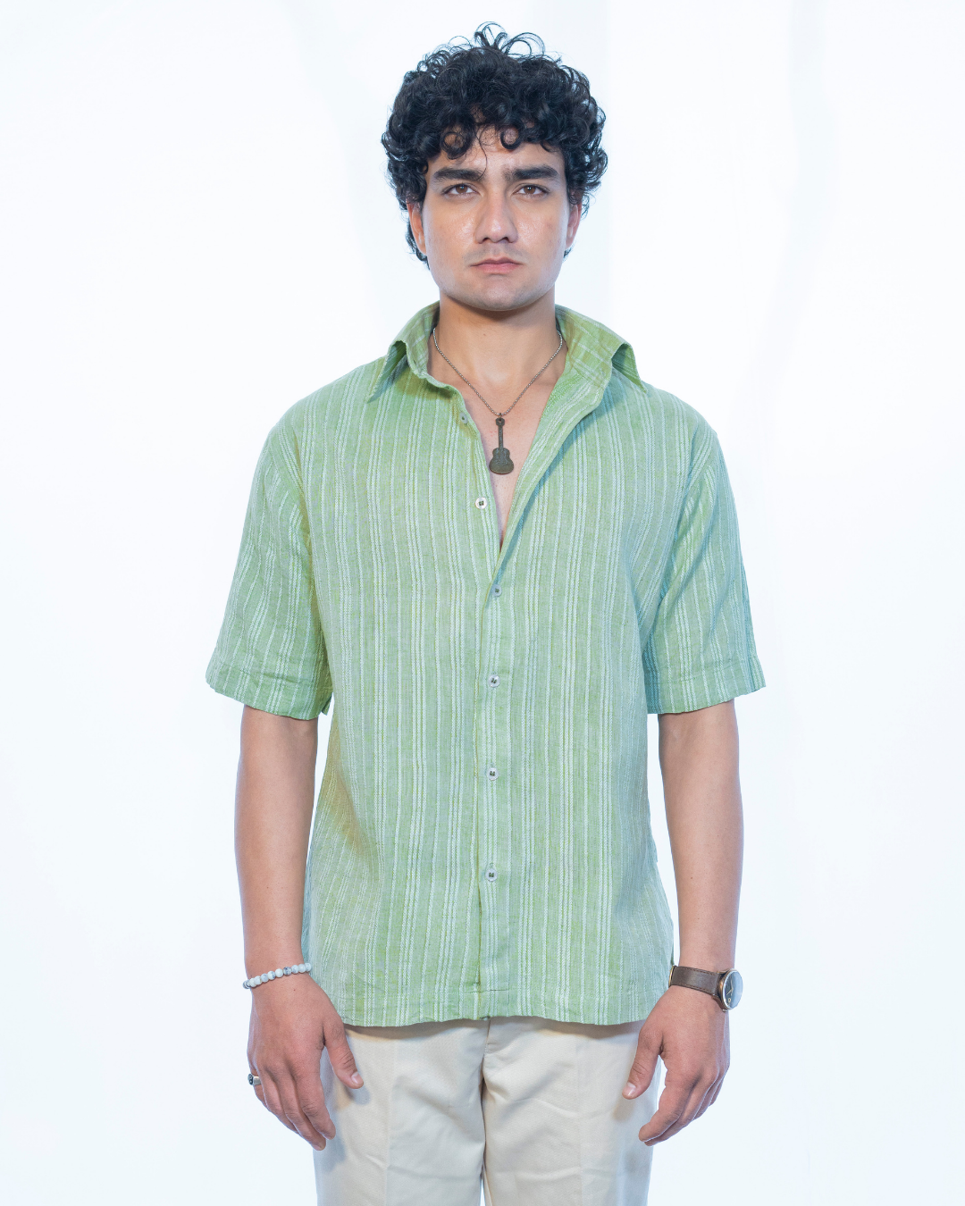 Sage Boxy Shirt