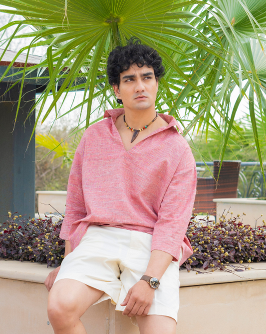 Salmon Pink Shirt