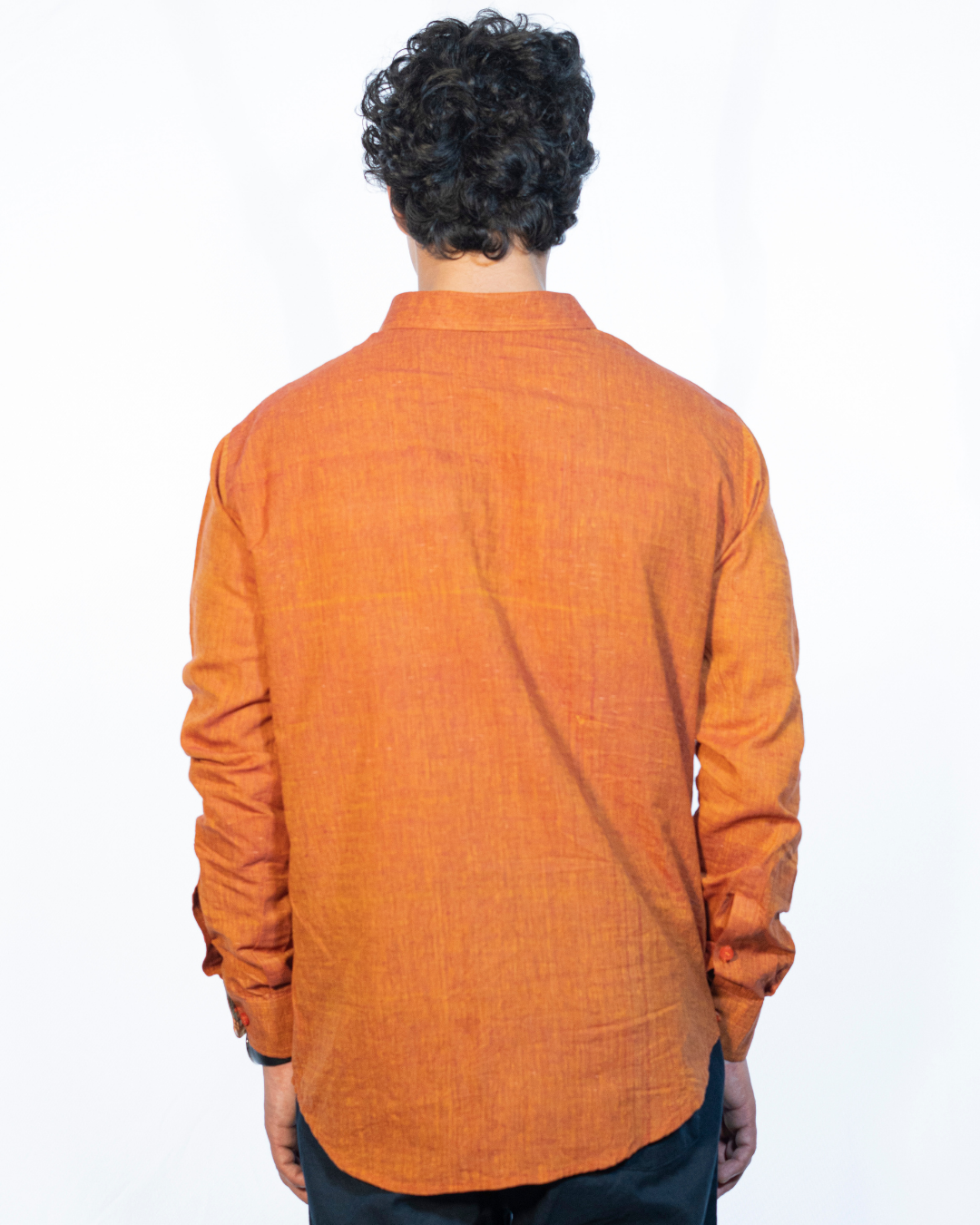 Tangerine Muslin Shirt